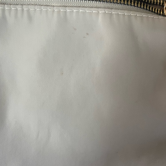 Kedzie Light Gray Crossbody Bag with Striped Strap - Picture 4 of 4